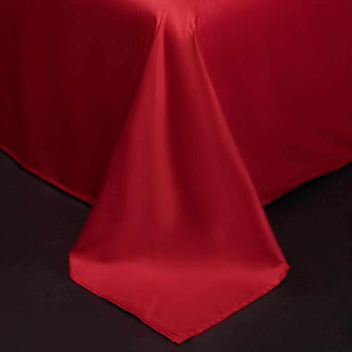 91家纺网 家纺一手货源 找家纺 （总）帝王家纺 2026新款亲肤棉磨毛全刺绣婚庆四件套红色结婚床上用品