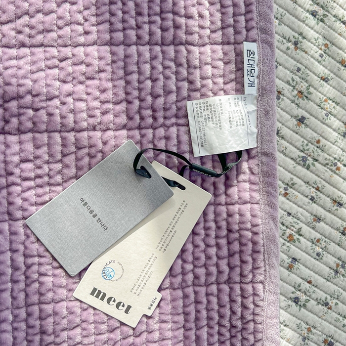 91家纺网 家纺一手货源 找家纺 床盖工厂店 2025新款全棉纯棉纱布加宝宝绒填充棉花床盖三件套 杜桑花园-灰