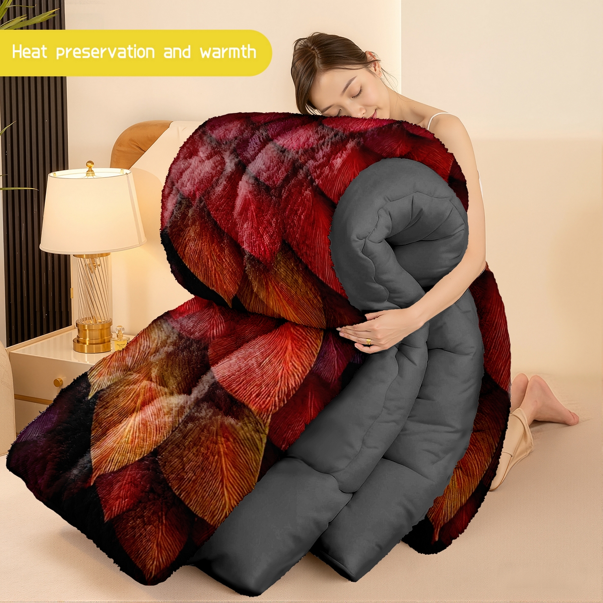 91家纺网 家纺一手货源 找家纺 （总）合纵跨境工厂 一件定制pod模式jit跨境180G牛奶绒被子三件套一件代发temu希音集采shein亚马逊24h发