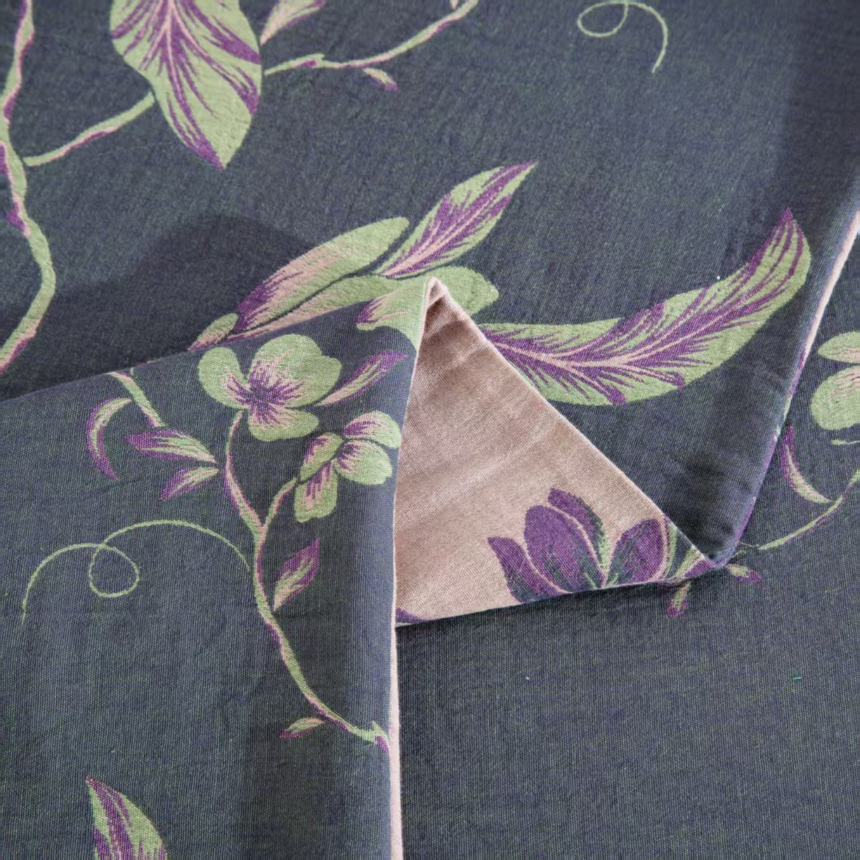 91家纺网 家纺一手货源 找家纺 （总）双层纱家居 2025新款纯棉双层纱纽扣款四件套