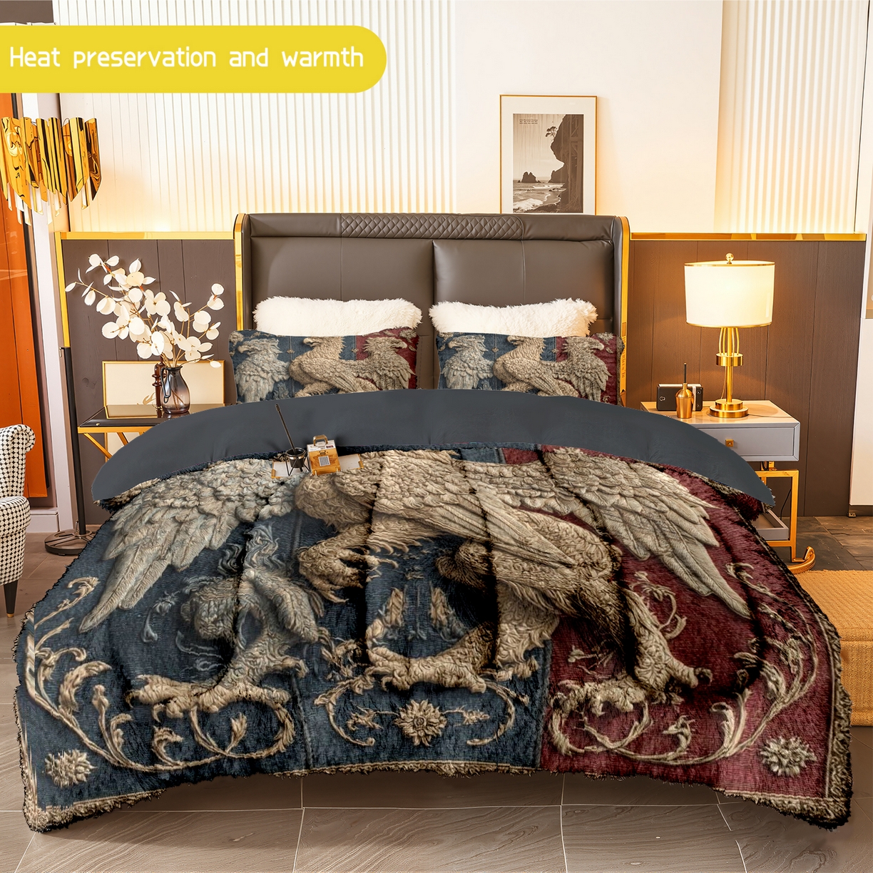 91家纺网 家纺一手货源 找家纺 （总）合纵跨境工厂 一件定制pod模式jit跨境180G牛奶绒被子三件套一件代发temu希音集采shein亚马逊24h发