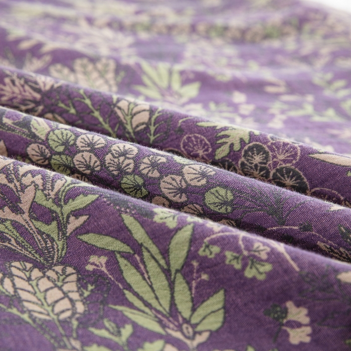 91家纺网 家纺一手货源 找家纺 双层纱家居 2025新款纯棉双层纱纽扣款四件套 新款薰衣草