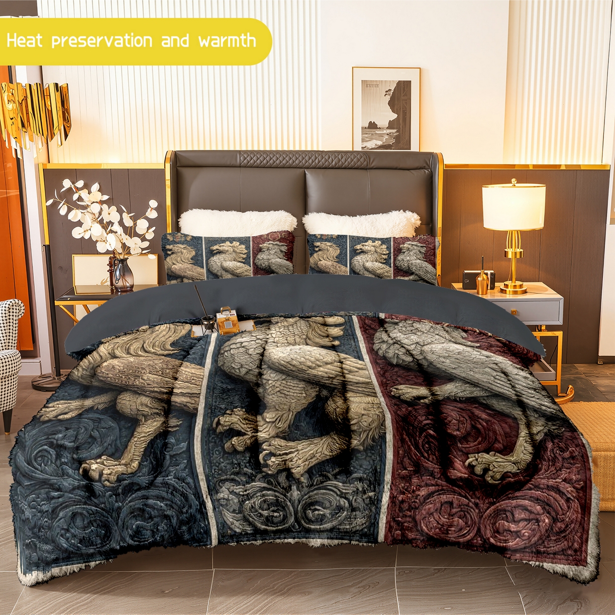 91家纺网 家纺一手货源 找家纺 （总）合纵跨境工厂 一件定制pod模式jit跨境180G牛奶绒被子三件套一件代发temu希音集采shein亚马逊24h发