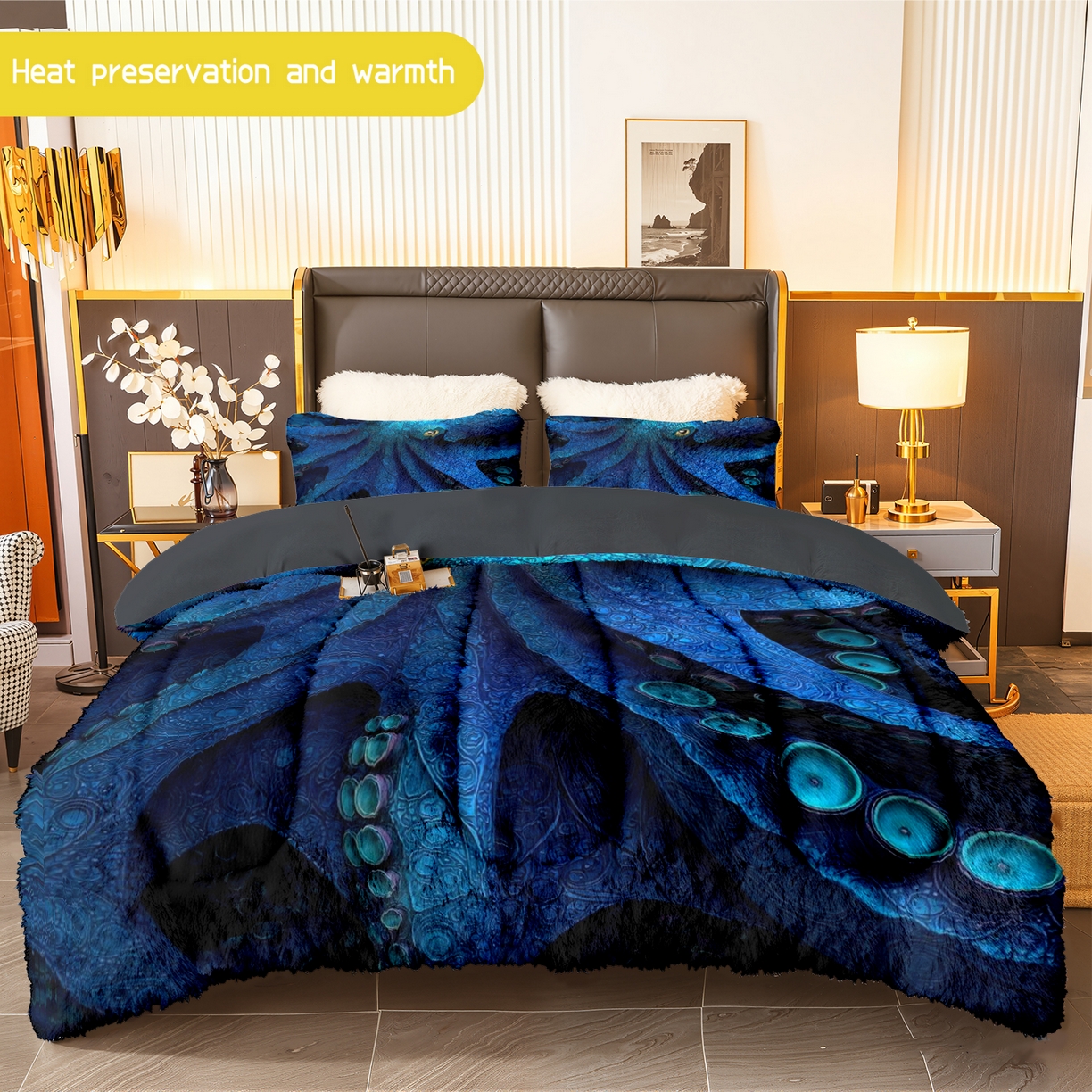 91家纺网 家纺一手货源 找家纺 （总）合纵跨境工厂 一件定制pod模式jit跨境180G牛奶绒被子三件套一件代发temu希音集采shein亚马逊24h发