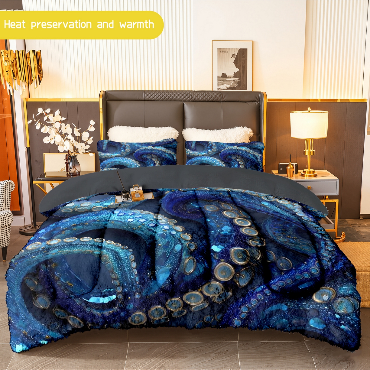 91家纺网 家纺一手货源 找家纺 （总）合纵跨境工厂 一件定制pod模式jit跨境180G牛奶绒被子三件套一件代发temu希音集采shein亚马逊24h发