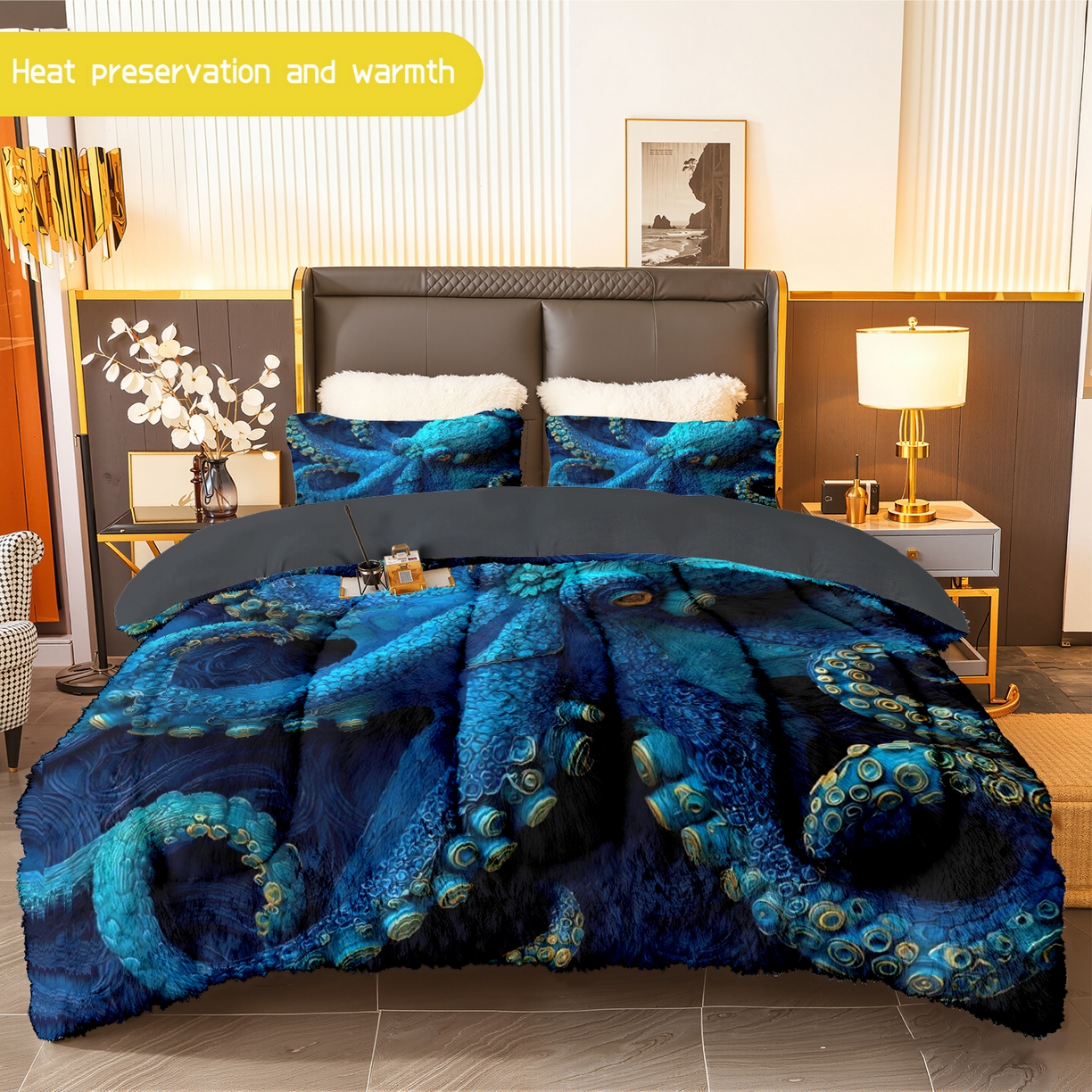 91家纺网 家纺一手货源 找家纺 （总）合纵跨境工厂 一件定制pod模式jit跨境180G牛奶绒被子三件套一件代发temu希音集采shein亚马逊24h发