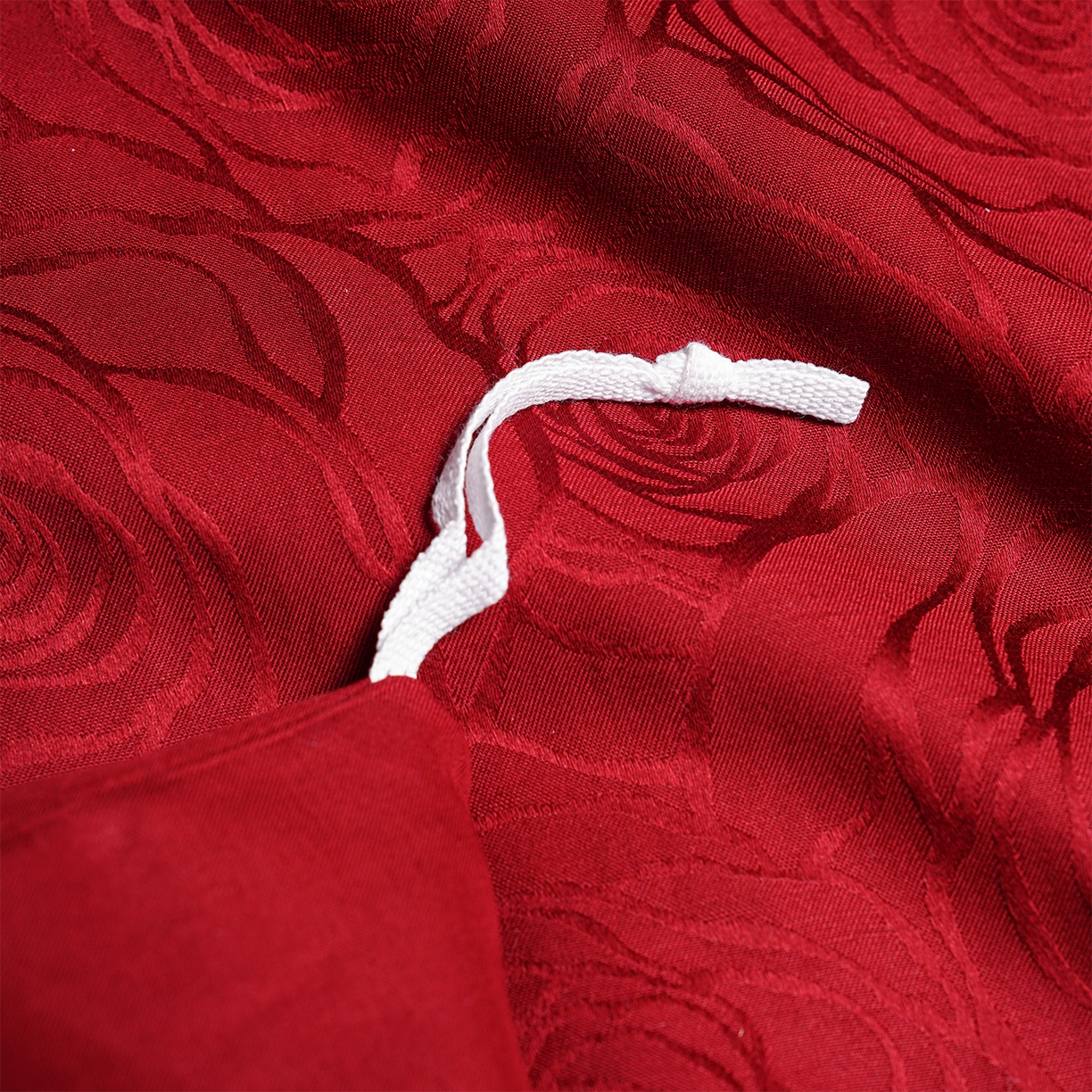 91家纺网 家纺一手货源 找家纺 （总）芊囍纺 2025新款双面长绒棉提花婚庆刺绣四件套