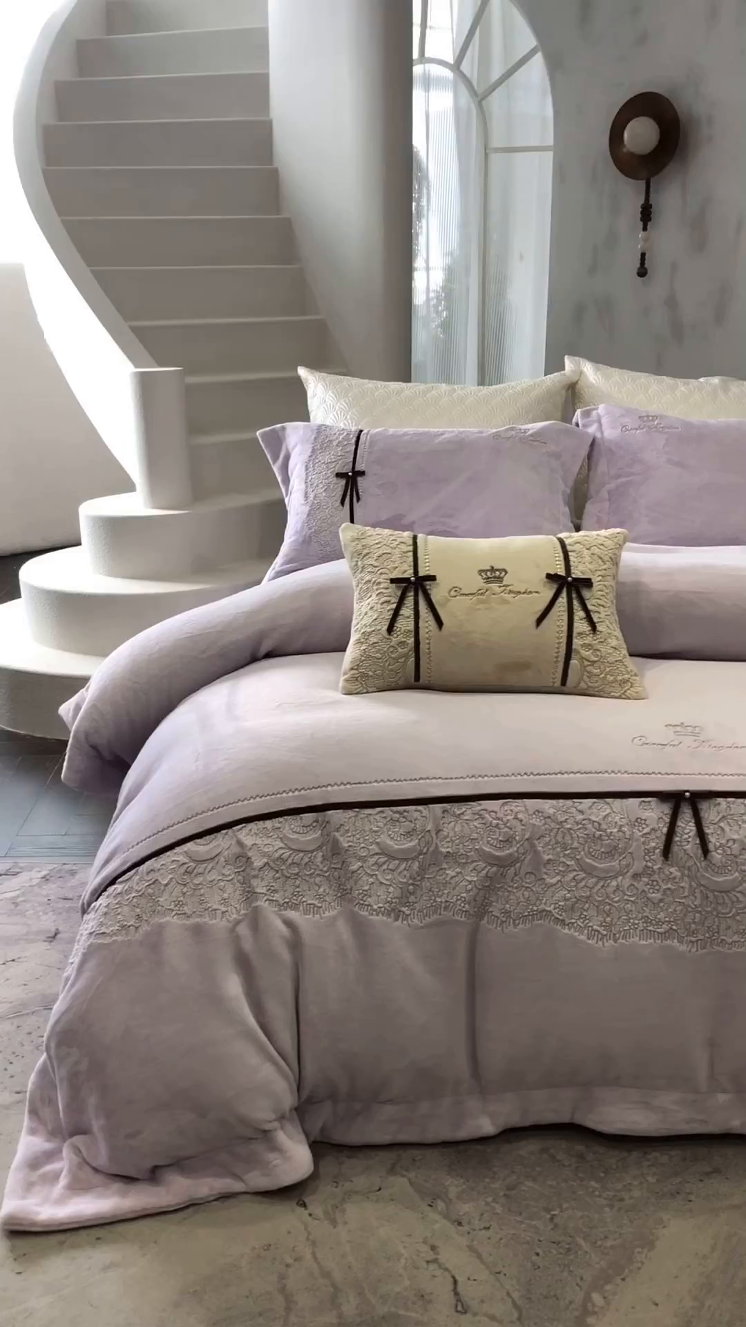 91家纺网 家纺一手货源 找家纺 （总）涞澳家纺 2025新款牛奶绒四件套-维拉诗镜