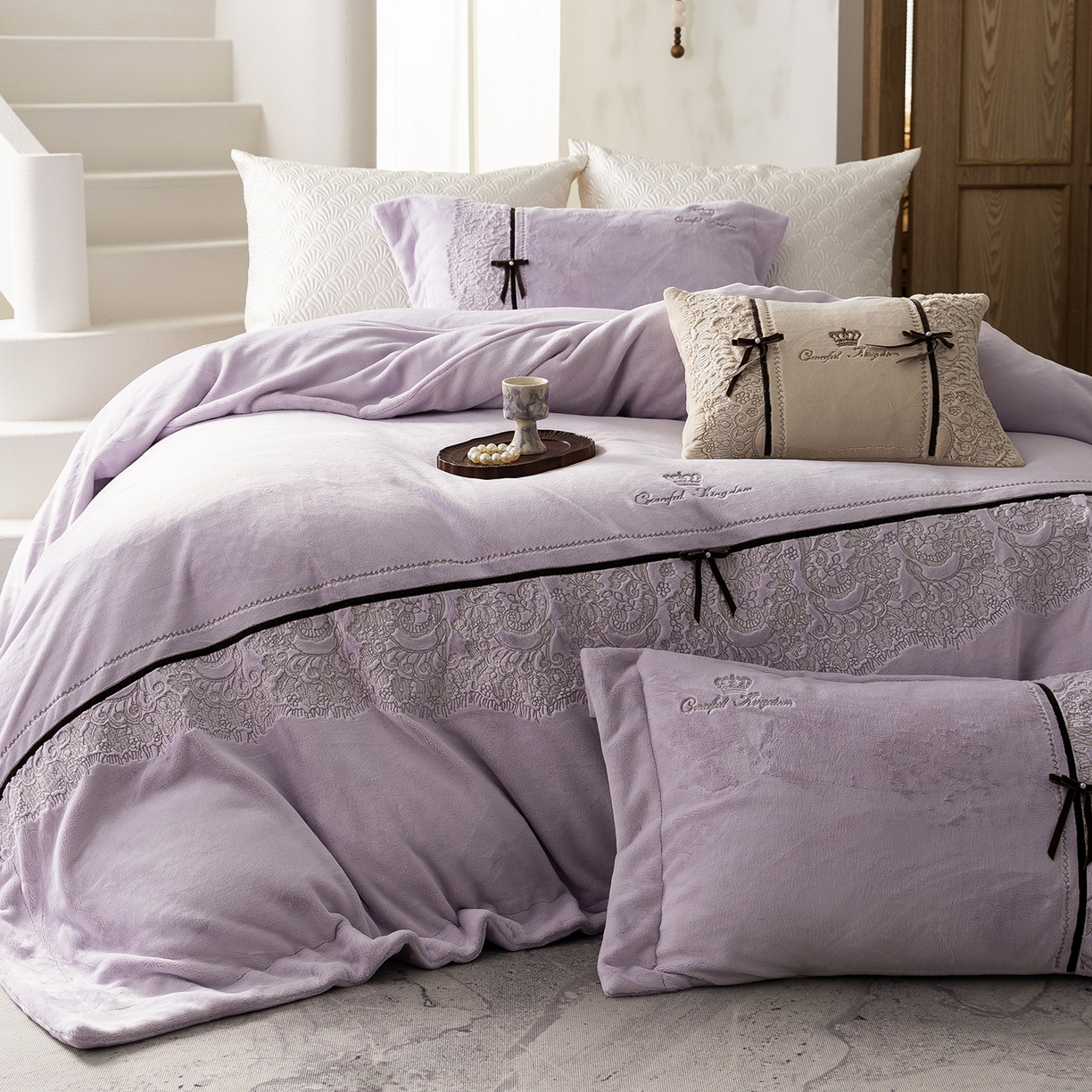 91家纺网 家纺一手货源 找家纺 （总）涞澳家纺 2025新款60支天丝棉磨绒四件套