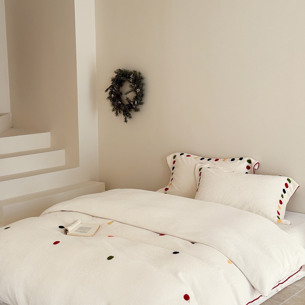 91家纺网 家纺一手货源 找家纺 （总）涞澳家纺 2025新款半边绒四件套-月澜绘梦