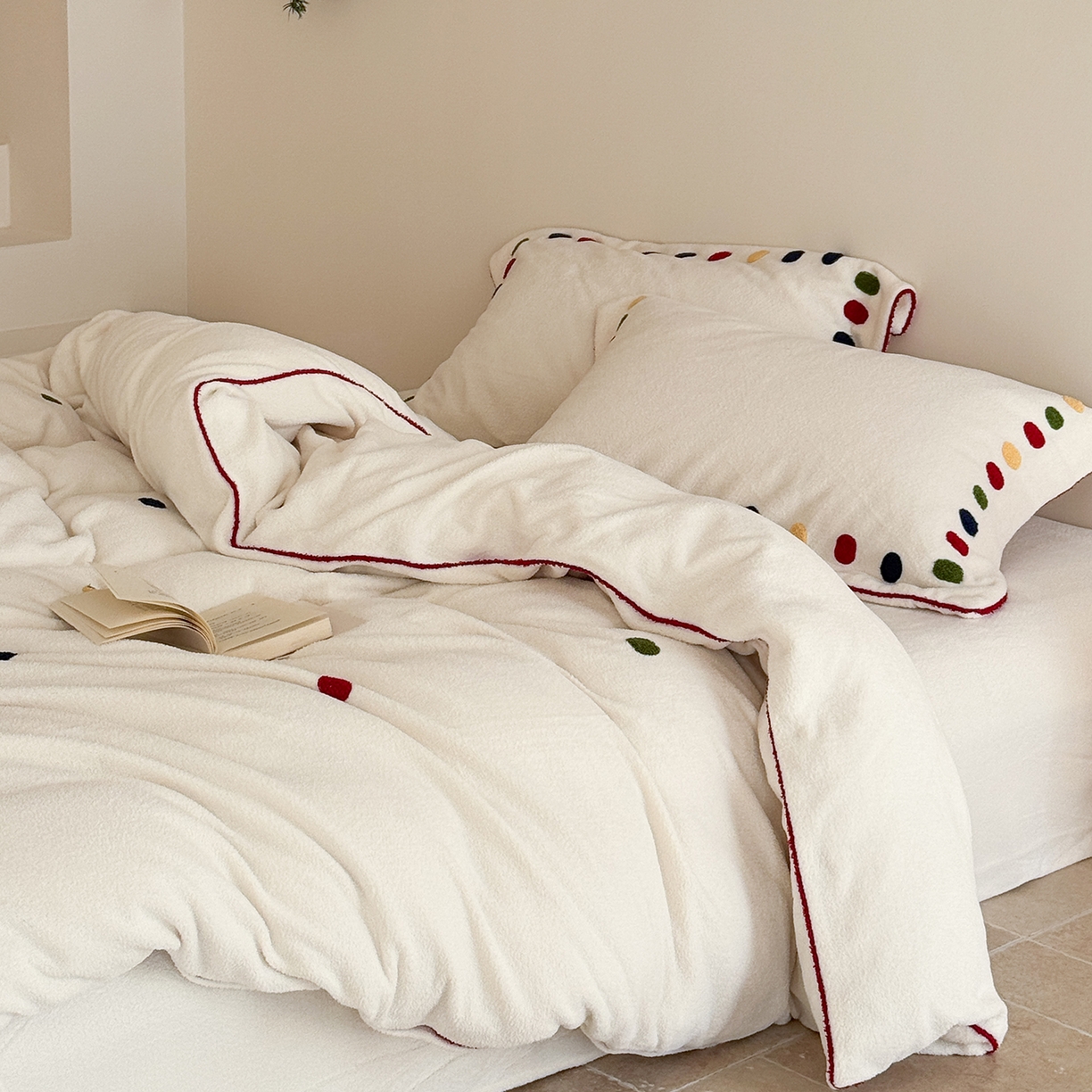 91家纺网 家纺一手货源 找家纺 （总）涞澳家纺 2025新款半边绒四件套-月澜绘梦