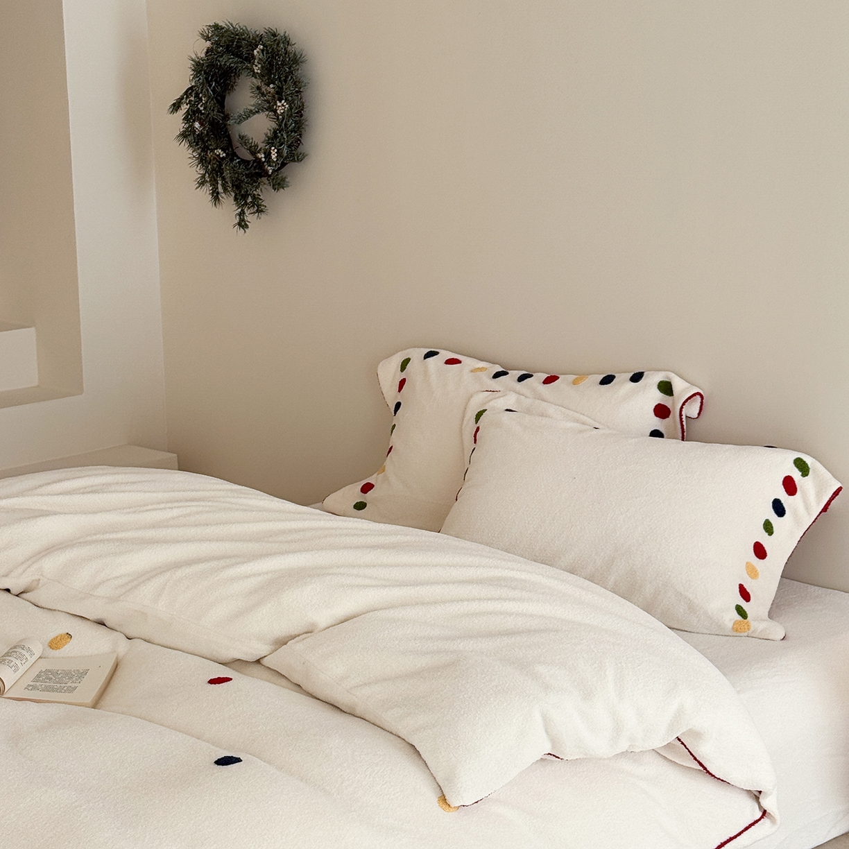 91家纺网 家纺一手货源 找家纺 （总）涞澳家纺 2025新款半边绒四件套-月澜绘梦