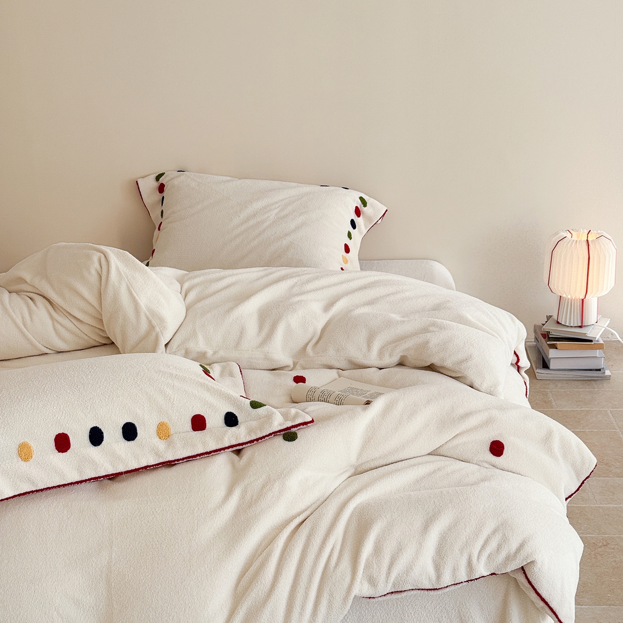 91家纺网 家纺一手货源 找家纺 （总）涞澳家纺 2025新款半边绒四件套-月澜绘梦