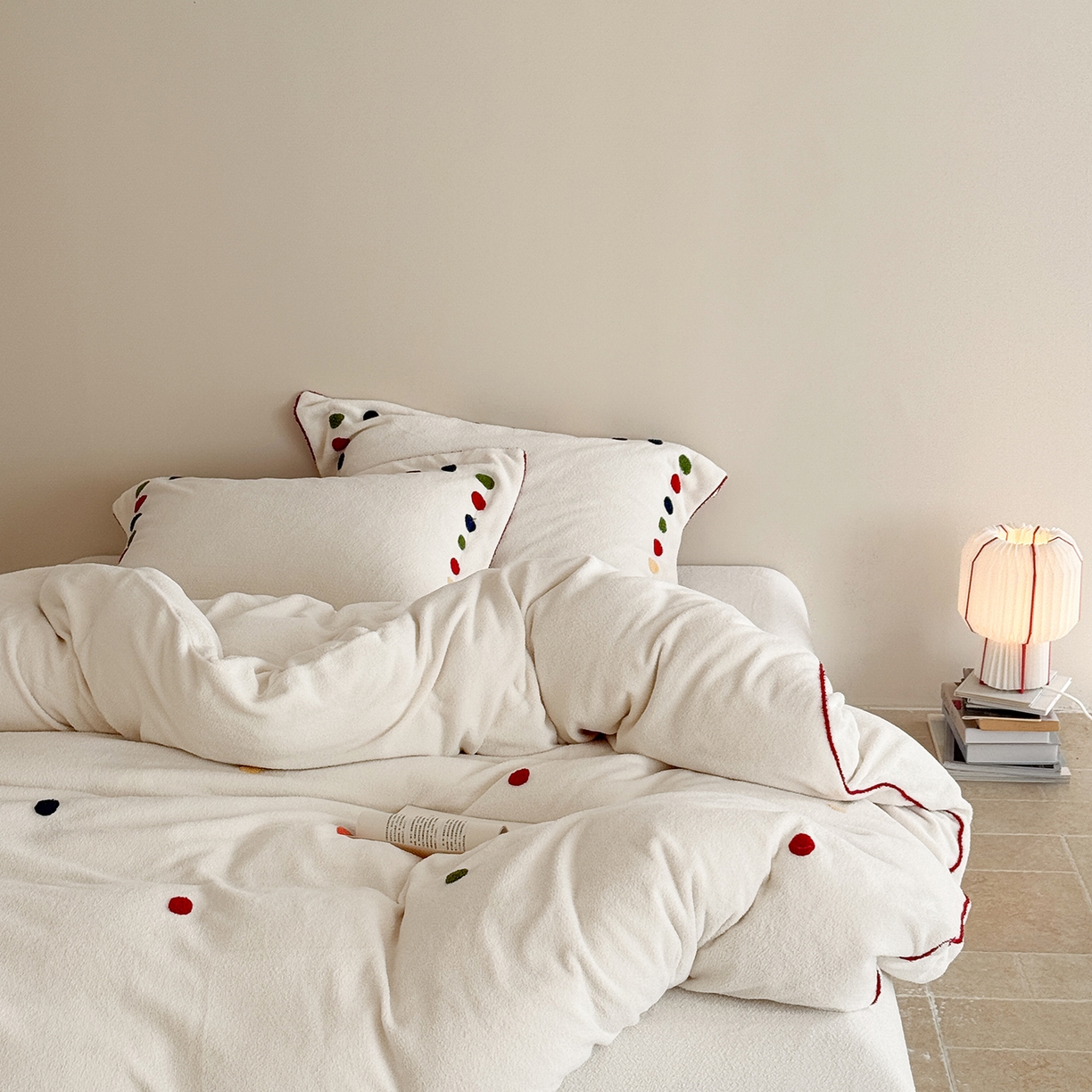 91家纺网 家纺一手货源 找家纺 （总）涞澳家纺 2025新款半边绒四件套-月澜绘梦