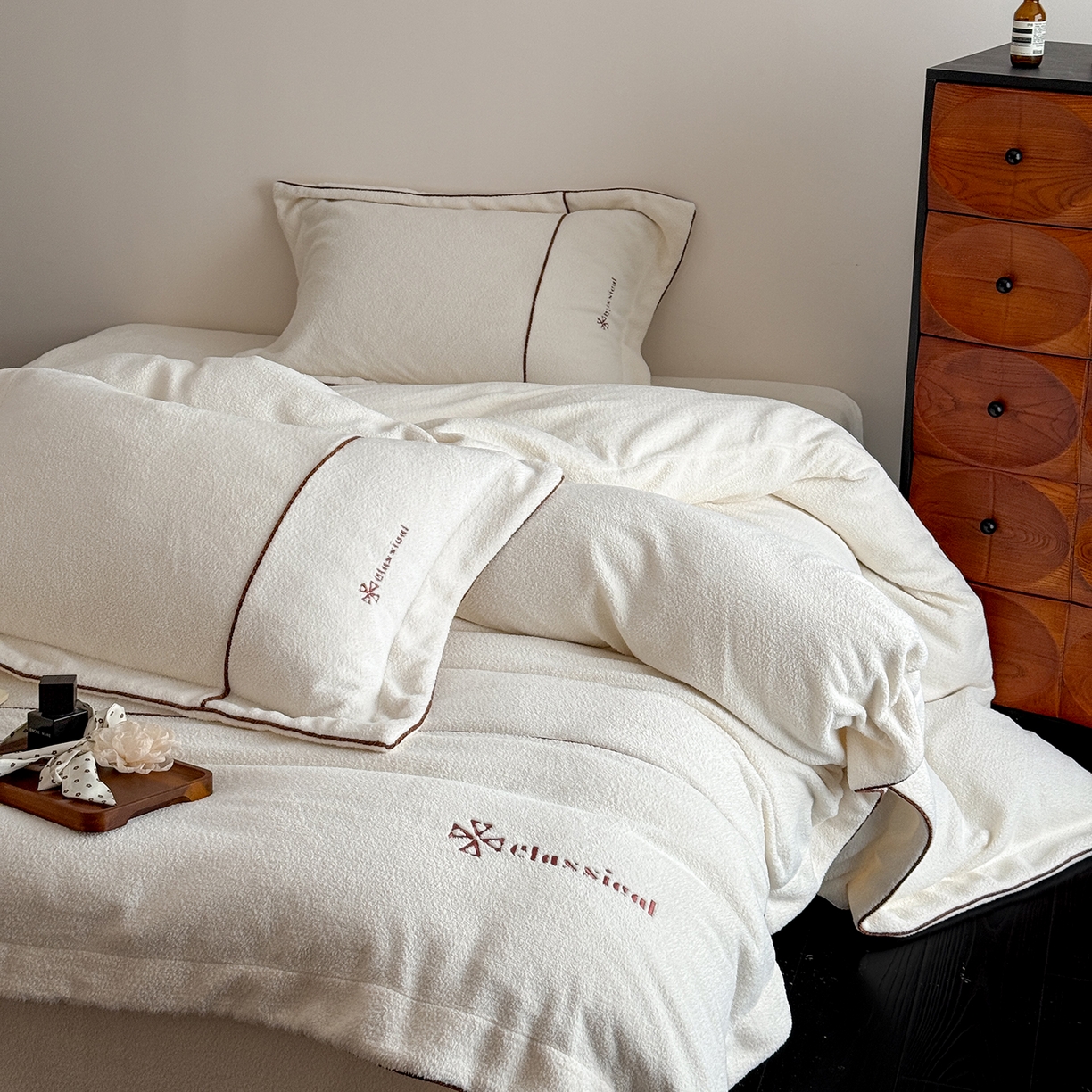 91家纺网 家纺一手货源 找家纺 （总）涞澳家纺 2025新款60支天丝棉磨绒四件套