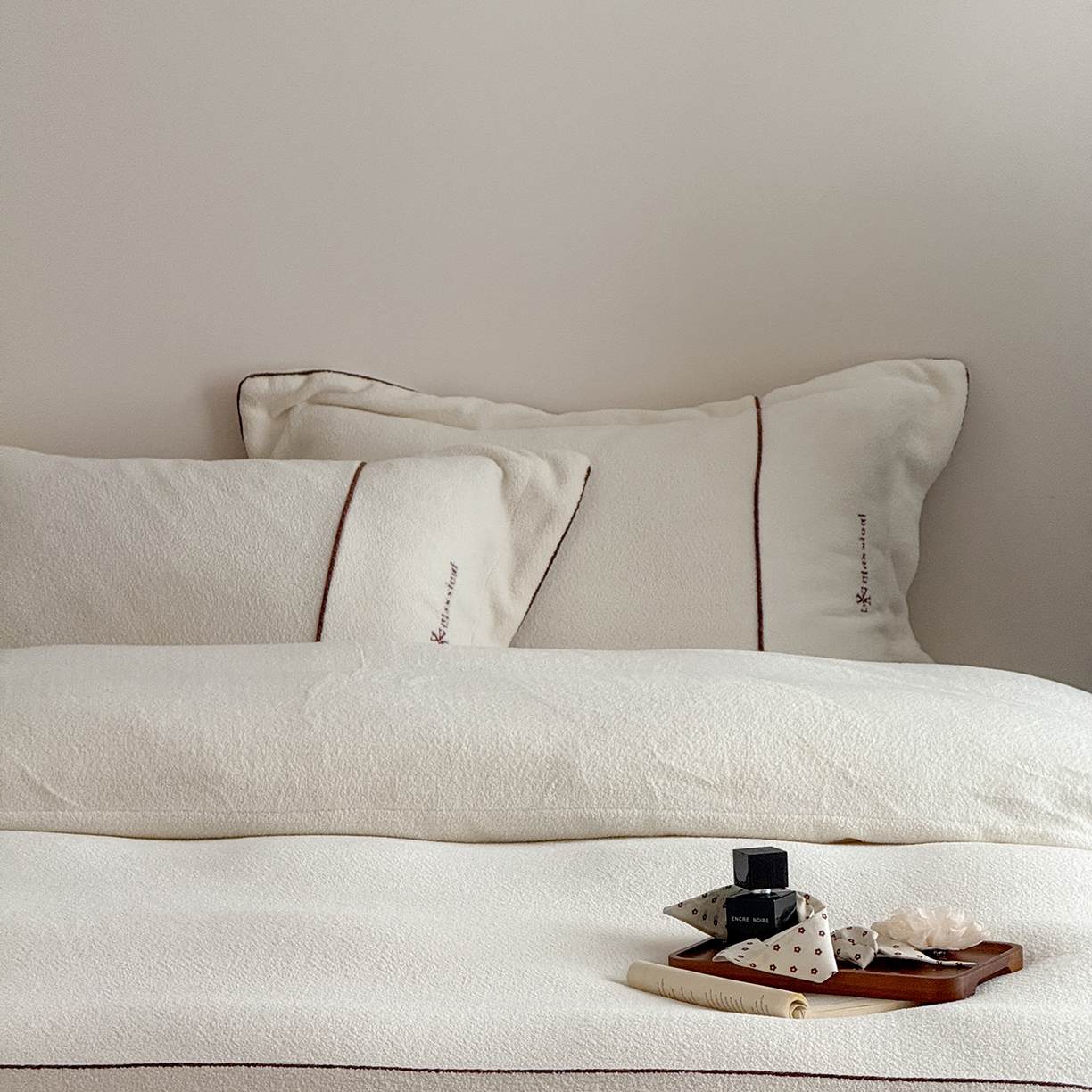 91家纺网 家纺一手货源 找家纺 （总）涞澳家纺 2025新款半边绒四件套-柔光梦境