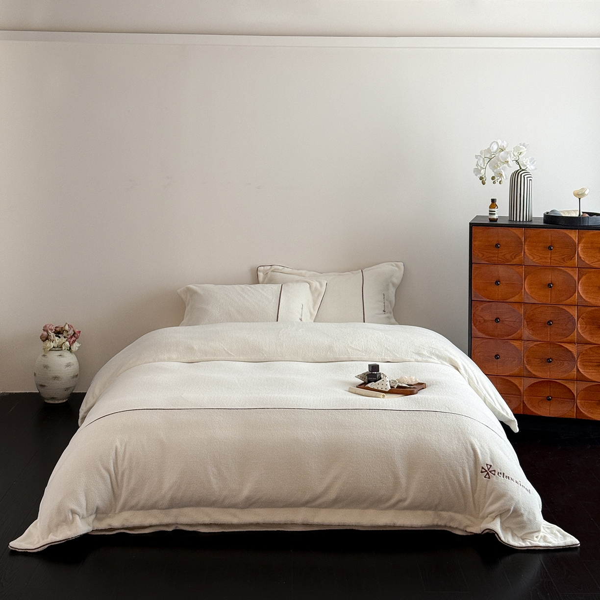 91家纺网 家纺一手货源 找家纺 （总）涞澳家纺 2025新款半边绒四件套-柔光梦境