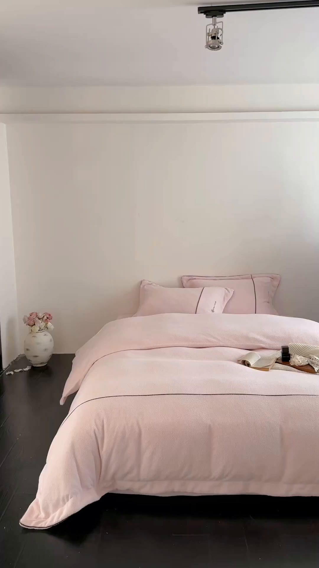 91家纺网 家纺一手货源 找家纺 涞澳家纺 2025新款半边绒四件套-柔光梦境 柔光梦境-粉