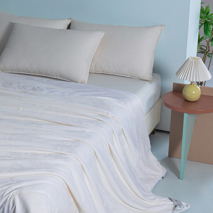 91家纺网 家纺一手货源 找家纺 （总）茧月家纺 2025新款拉链款二合一蚕丝子母被被子被芯