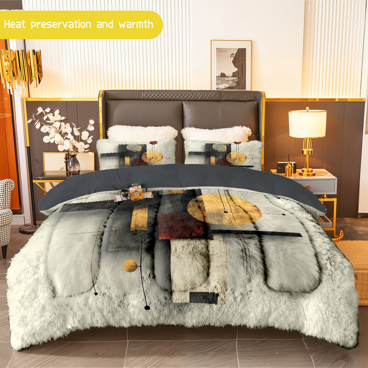 91家纺网 家纺一手货源 找家纺 （总）合纵跨境工厂 一件定制pod模式jit跨境180G牛奶绒被子三件套一件代发temu希音集采shein亚马逊24h发