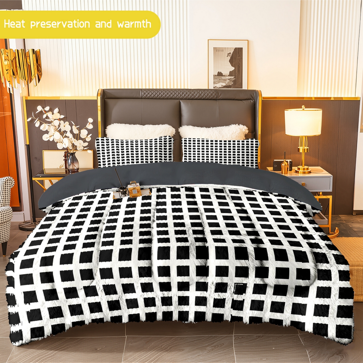 91家纺网 家纺一手货源 找家纺 （总）合纵跨境工厂 一件定制pod模式jit跨境180G牛奶绒被子三件套一件代发temu希音集采shein亚马逊24h发