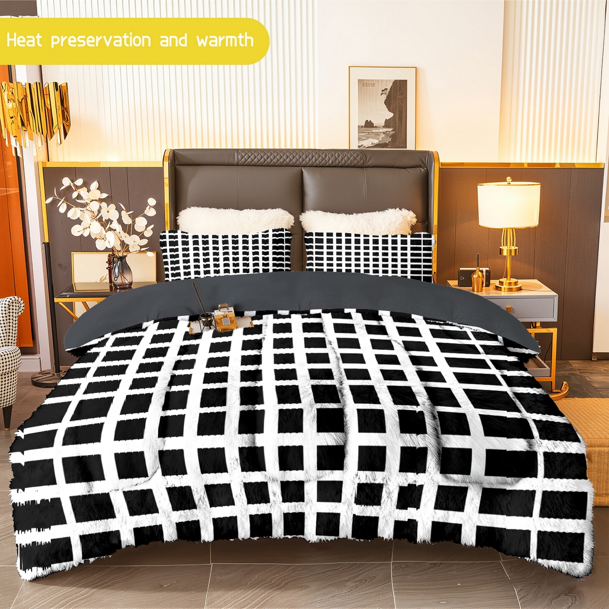 91家纺网 家纺一手货源 找家纺 （总）合纵跨境工厂 一件定制pod模式jit跨境180G牛奶绒被子三件套一件代发temu希音集采shein亚马逊24h发