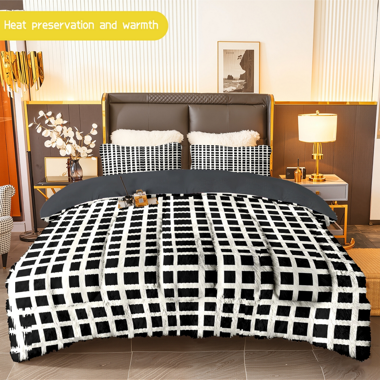 91家纺网 家纺一手货源 找家纺 （总）合纵跨境工厂 一件定制pod模式jit跨境180G牛奶绒被子三件套一件代发temu希音集采shein亚马逊24h发