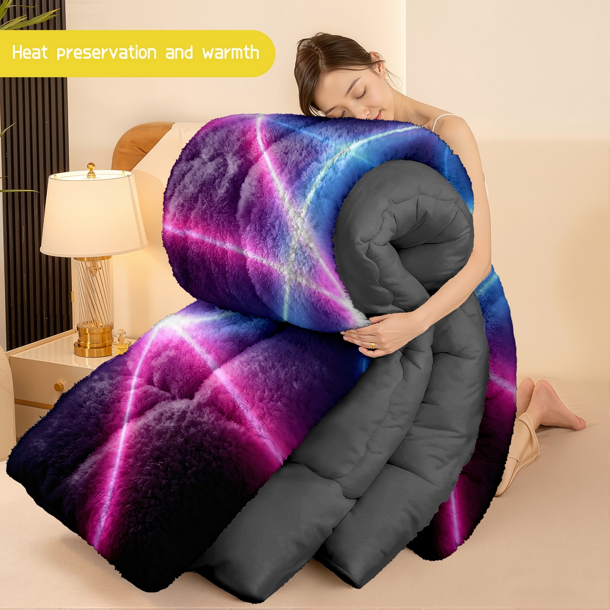 91家纺网 家纺一手货源 找家纺 合纵跨境工厂 一件定制pod模式jit跨境180G牛奶绒被子三件套一件代发temu希音集采shein亚马逊24h发 015923313