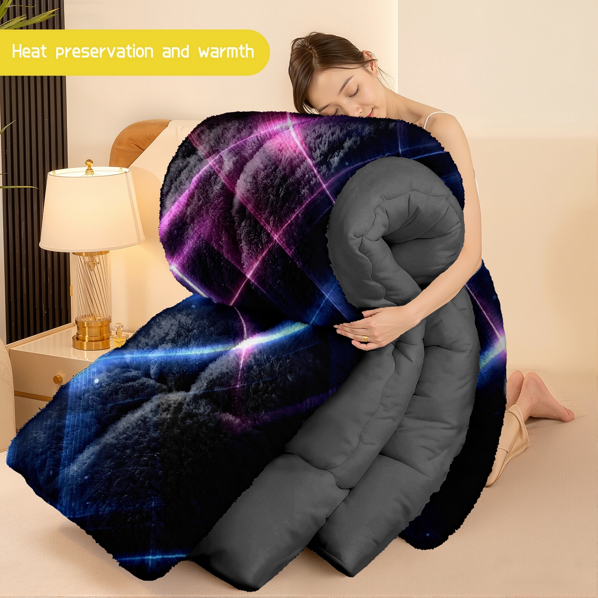 91家纺网 家纺一手货源 找家纺 合纵跨境工厂 一件定制pod模式jit跨境180G牛奶绒被子三件套一件代发temu希音集采shein亚马逊24h发 015923314