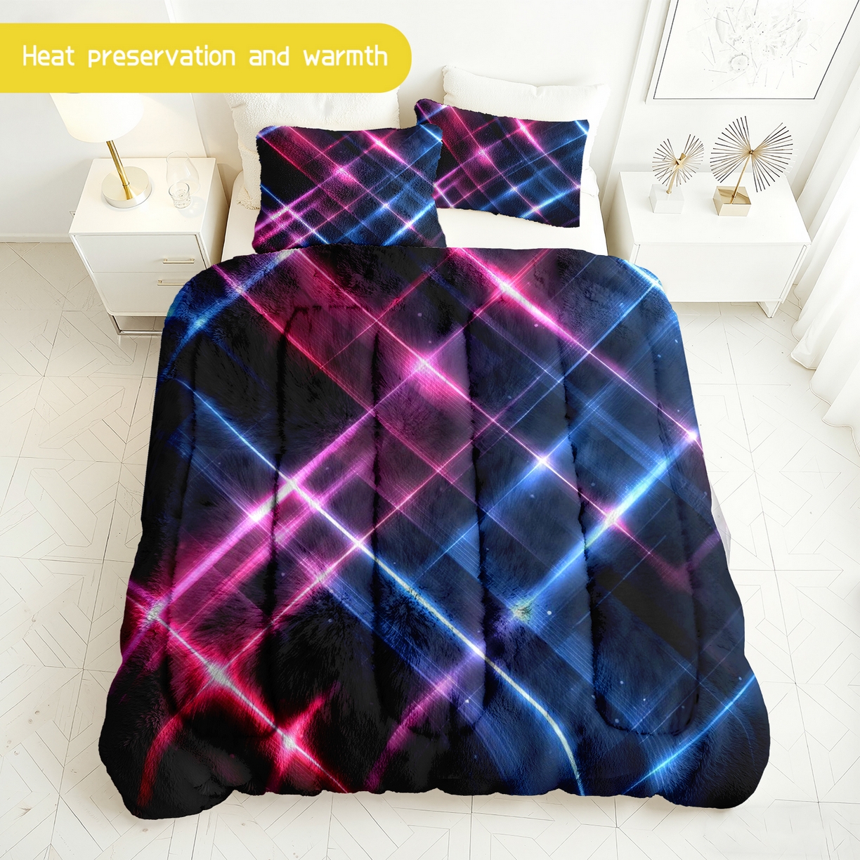 91家纺网 家纺一手货源 找家纺 合纵跨境工厂 一件定制pod模式jit跨境180G牛奶绒被子三件套一件代发temu希音集采shein亚马逊24h发 015923314