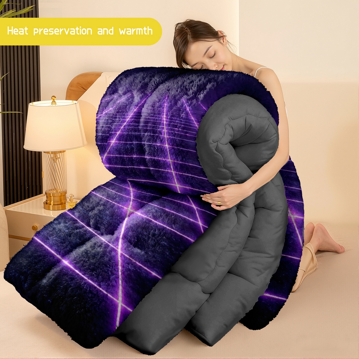 91家纺网 家纺一手货源 找家纺 合纵跨境工厂 一件定制pod模式jit跨境180G牛奶绒被子三件套一件代发temu希音集采shein亚马逊24h发 015923325