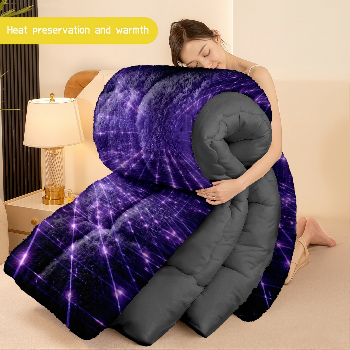 91家纺网 家纺一手货源 找家纺 合纵跨境工厂 一件定制pod模式jit跨境180G牛奶绒被子三件套一件代发temu希音集采shein亚马逊24h发 015923326