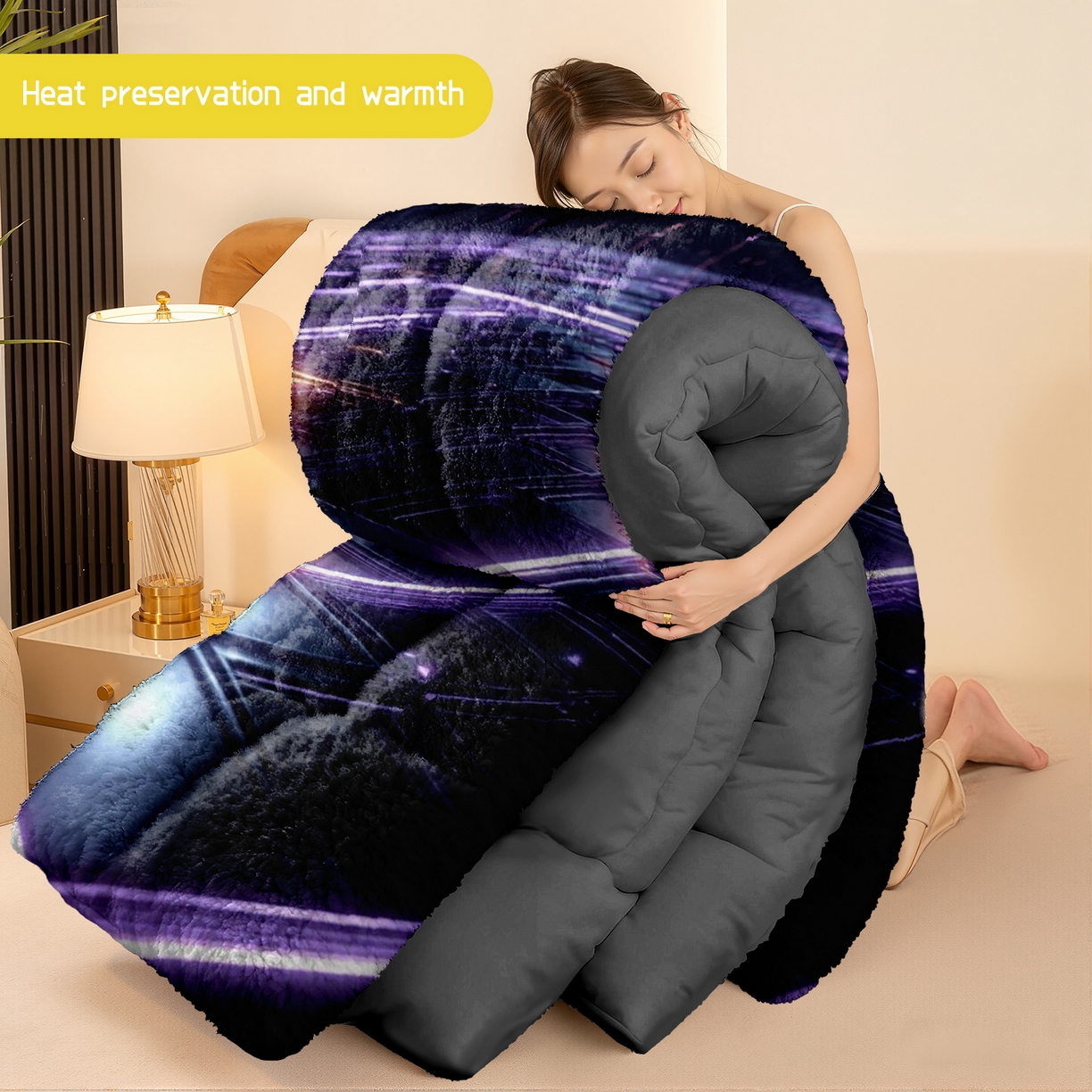 91家纺网 家纺一手货源 找家纺 合纵跨境工厂 一件定制pod模式jit跨境180G牛奶绒被子三件套一件代发temu希音集采shein亚马逊24h发 015923327