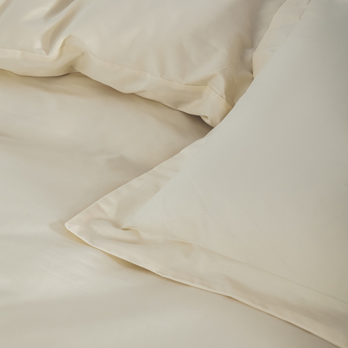 91家纺网 家纺一手货源 找家纺 红淳家纺 2025新款50支长绒棉贡缎磨毛四件套 高贵白