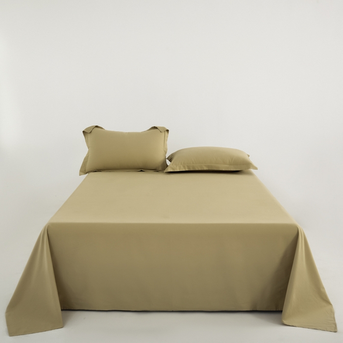 91家纺网 家纺一手货源 找家纺 （总）红淳家纺 2025新款50支长绒棉贡缎磨毛单床单系列