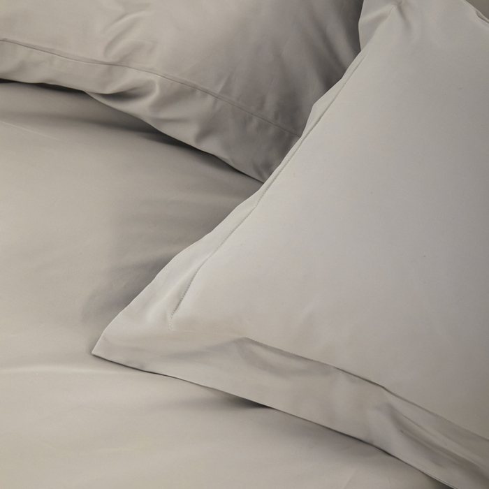 91家纺网 家纺一手货源 找家纺 红淳家纺 2025新款50支长绒棉贡缎磨毛单床单系列 雅灰