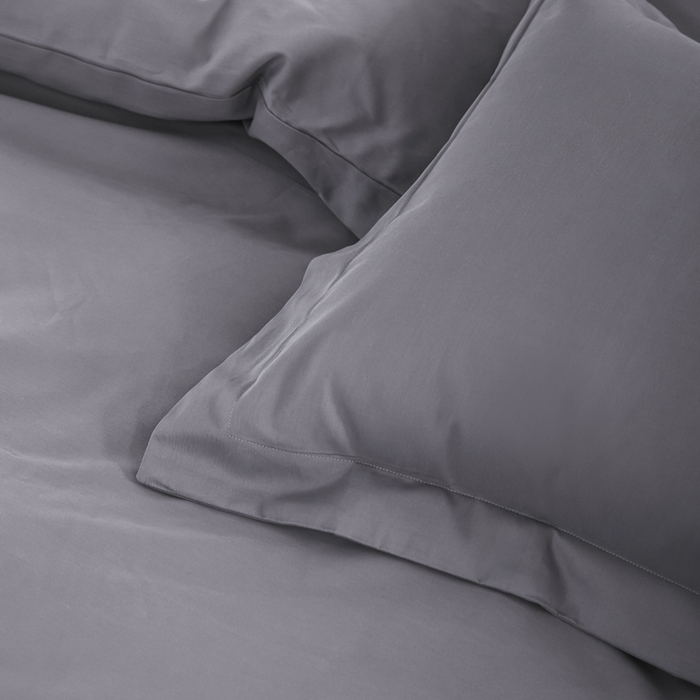 91家纺网 家纺一手货源 找家纺 红淳家纺 2025新款50支长绒棉贡缎磨毛单床单系列 紫罗兰