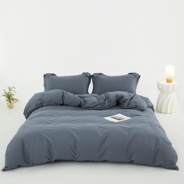 91家纺网 家纺一手货源 找家纺 （总）红淳家纺 2025新款50支长绒棉贡缎磨毛单被套系列