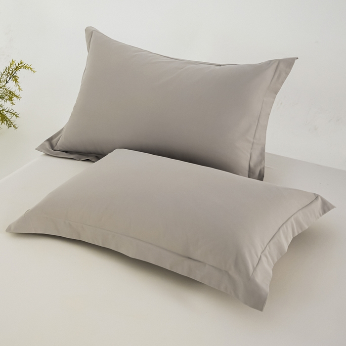 91家纺网 家纺一手货源 找家纺 红淳家纺 2025新款50支长绒棉贡缎磨毛单床笠系列 雅灰