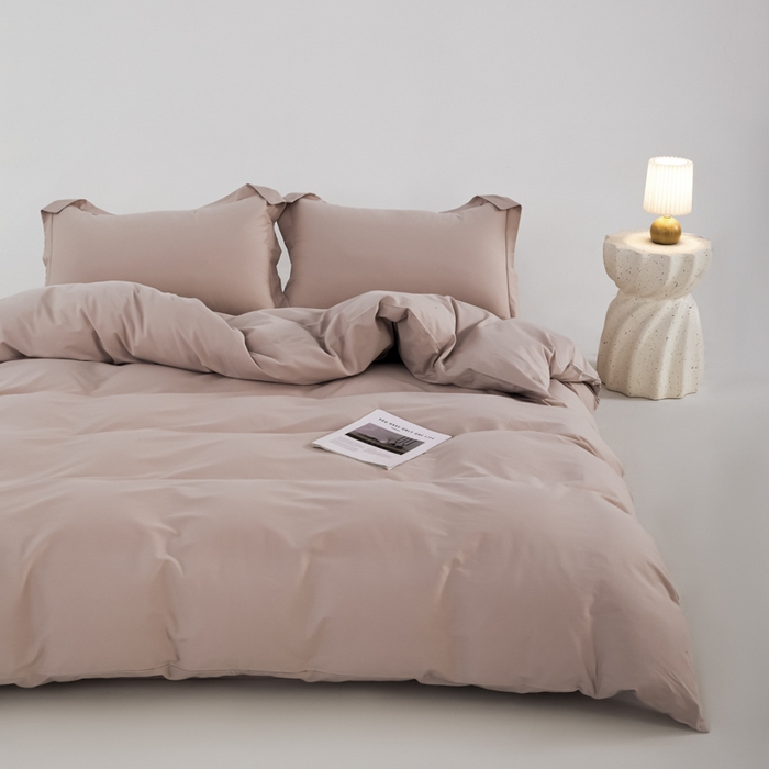 91家纺网 家纺一手货源 找家纺 （总）红淳家纺 2025新款50支长绒棉贡缎磨毛单枕套系列