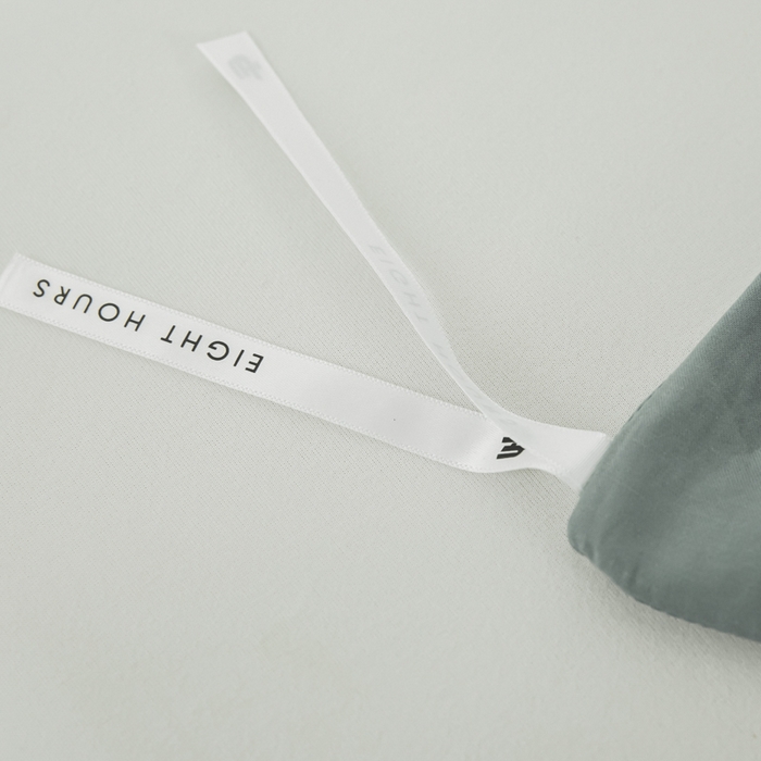 91家纺网 家纺一手货源 找家纺 红淳家纺 2025新款50支长绒棉贡缎磨毛单枕套系列 云青