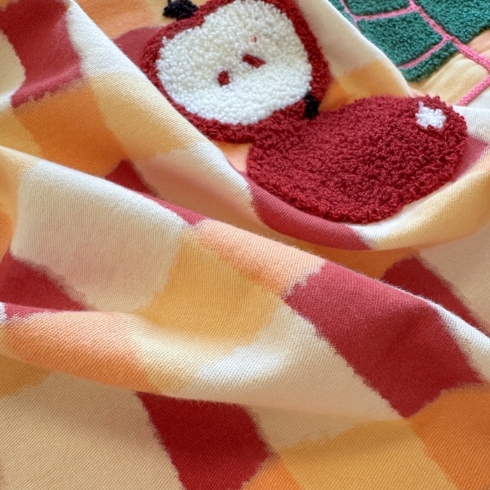 91家纺网 家纺一手货源 找家纺 如意朵 2025新款全棉加厚磨毛绣花四件套风格二（专版花型） 猫和树