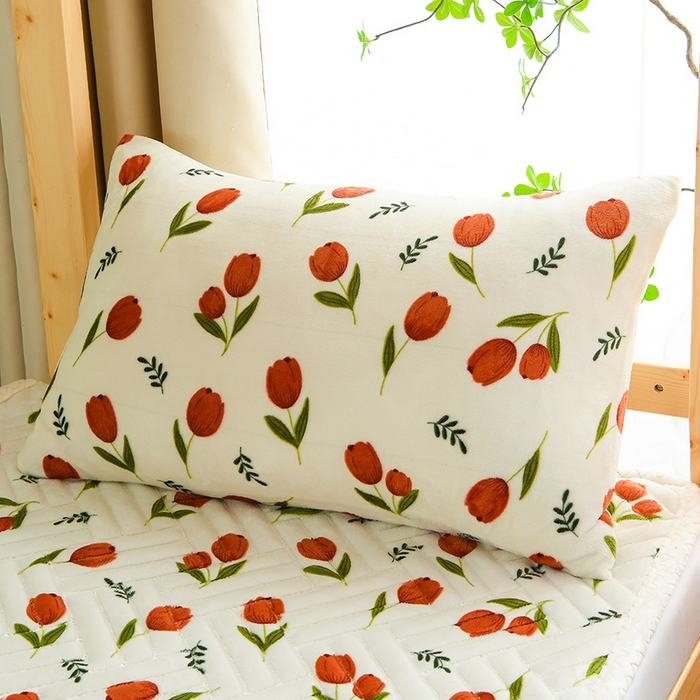 91家纺网 家纺一手货源 找家纺 （总）圣楚家纺 2025新款牛奶绒加厚保暖夹棉床褥床垫