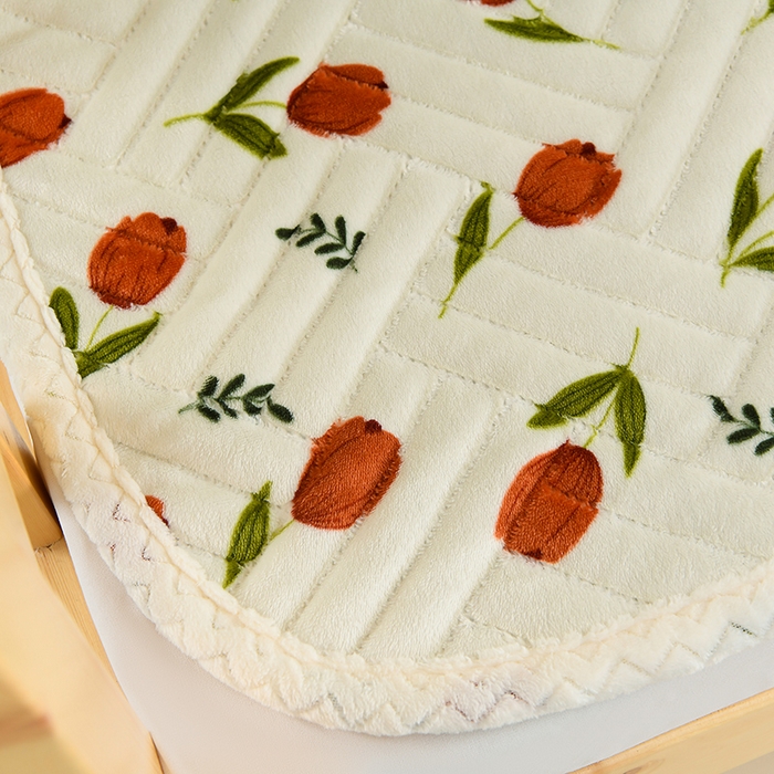 91家纺网 家纺一手货源 找家纺 （总）圣楚家纺 2025新款牛奶绒加厚保暖夹棉床褥床垫