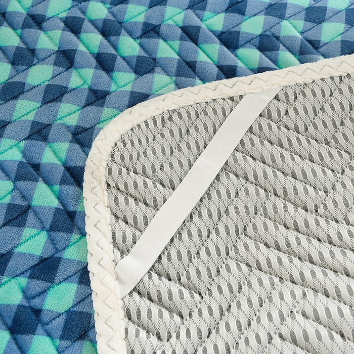 91家纺网 家纺一手货源 找家纺 圣楚家纺 2025新款牛奶绒加厚保暖夹棉床褥床垫 夜曲