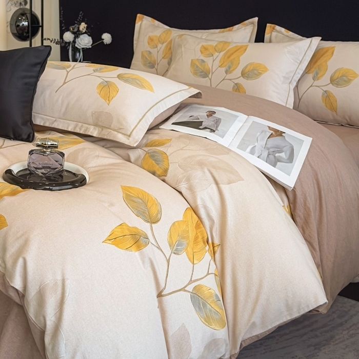 91家纺网 家纺一手货源 找家纺 （总）雲归梦 2025新款全棉火山磨毛精梳棉生态磨毛纯棉四件套