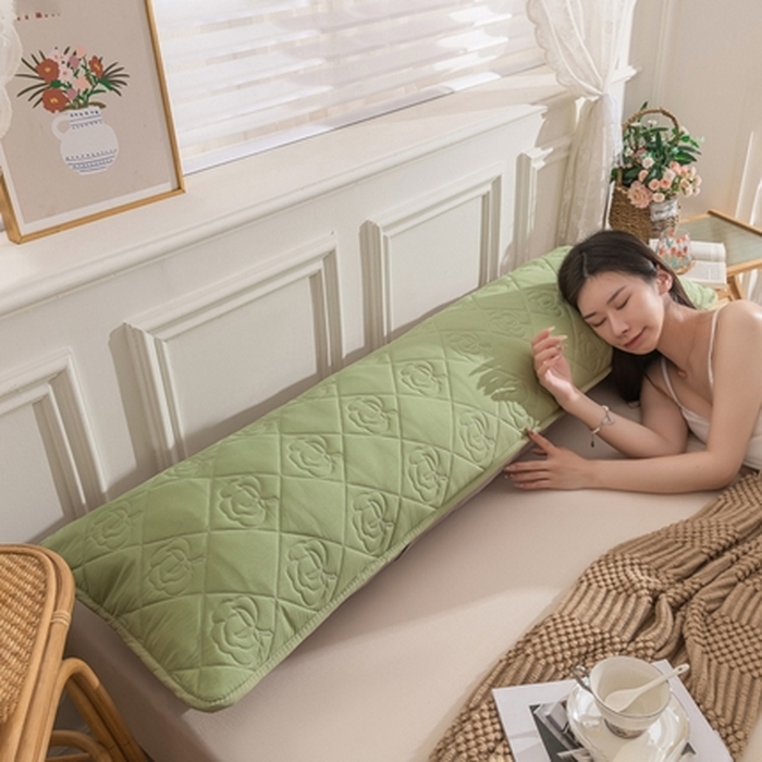 （总）梦舒羽  2025新款水洗棉麻单人夹棉枕头套大豆纤维双人枕套