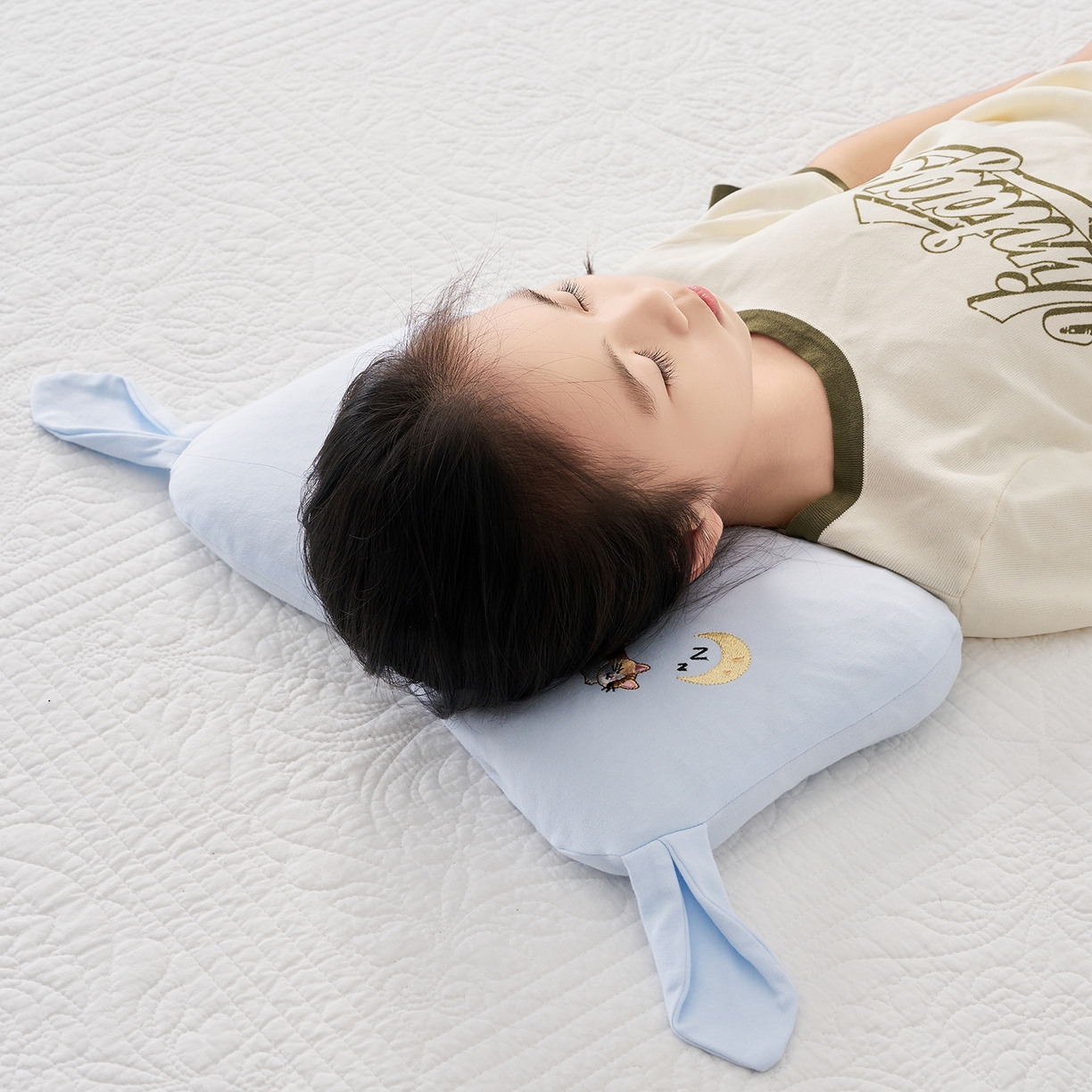 91家纺网 家纺一手货源 找家纺 乐可 2025新款香眠安抚枕山楂籽合香枕手工香丸枕枕头枕芯 香眠安抚枕-猫咪蓝