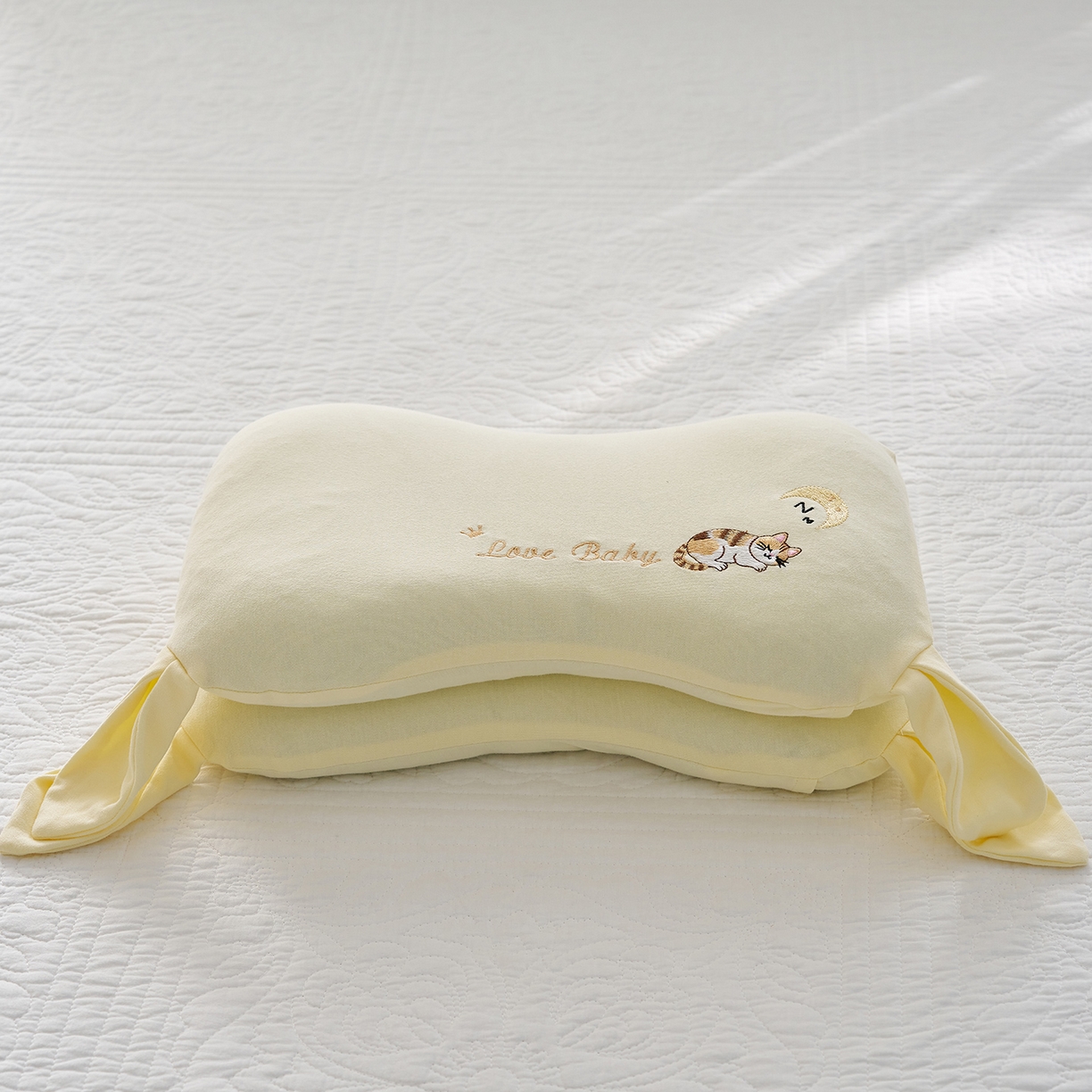 91家纺网 家纺一手货源 找家纺 乐可 2025新款香眠安抚枕山楂籽合香枕手工香丸枕枕头枕芯 香眠安抚枕-猫咪黄