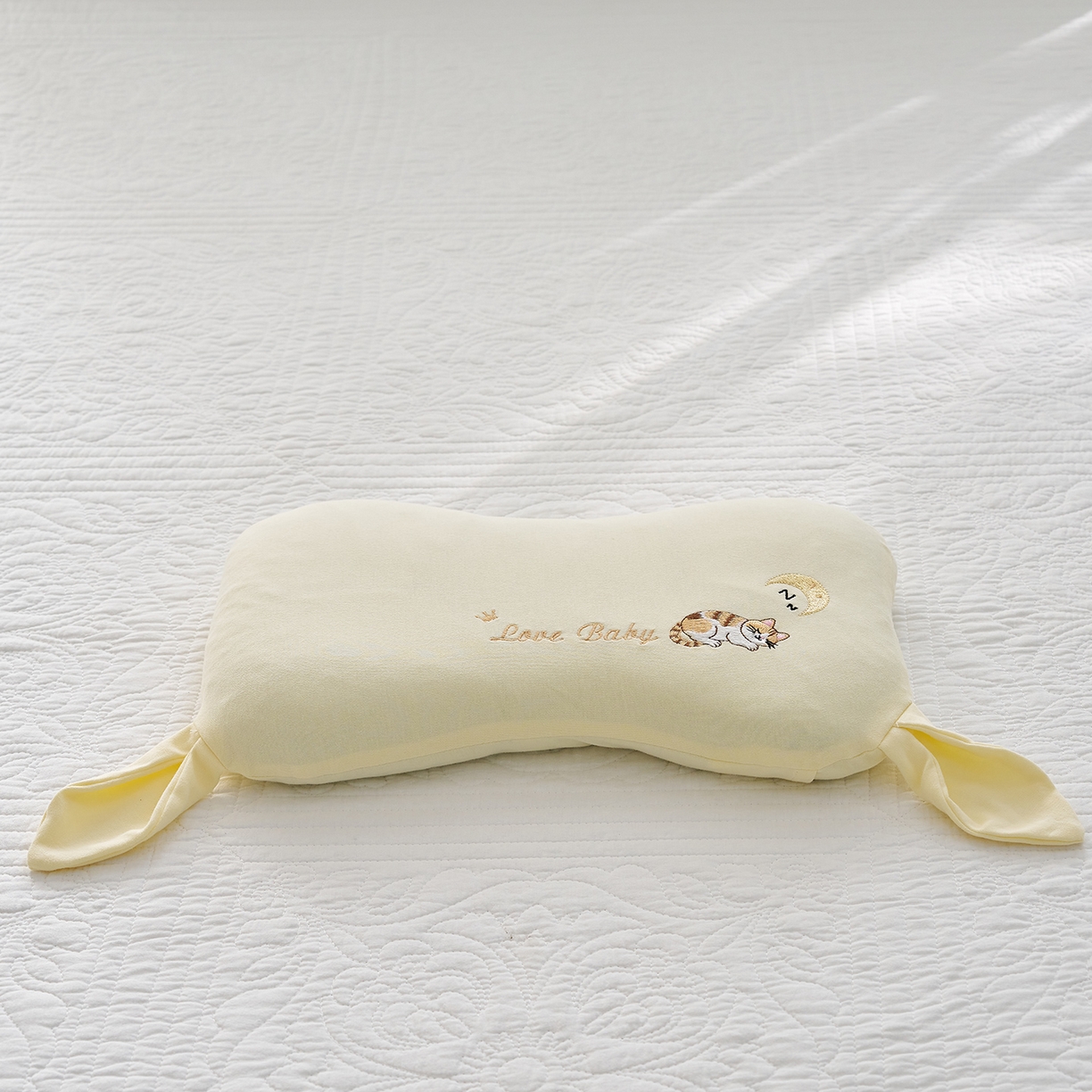 91家纺网 家纺一手货源 找家纺 乐可 2025新款香眠安抚枕山楂籽合香枕手工香丸枕枕头枕芯 香眠安抚枕-猫咪黄